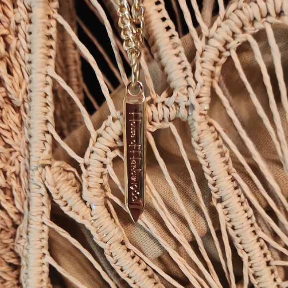 House of Harlow 1960 Intricate Woven Tote in Natural Beige - Picture 6 of 17